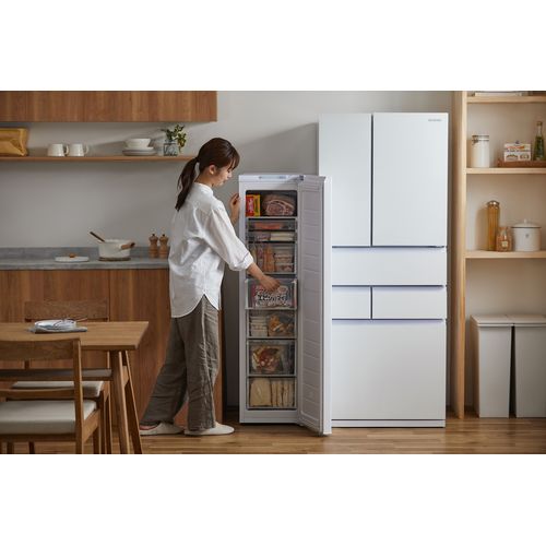 スリム冷凍庫 120L IUSN-S12A-W アイリスオーヤマ 冷凍庫