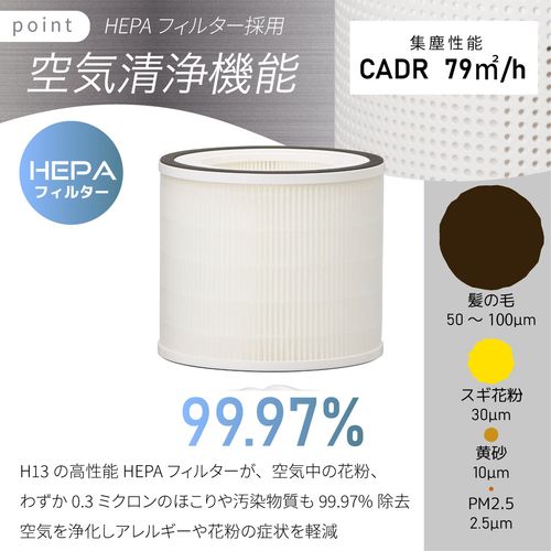 送風機能付き空気清浄機 AP-600-W OHM 空気清浄器 | ホームセンター