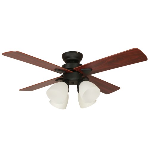 シーリングファン4灯 BIG-101BK ライフオンプロダクツ 照明器具