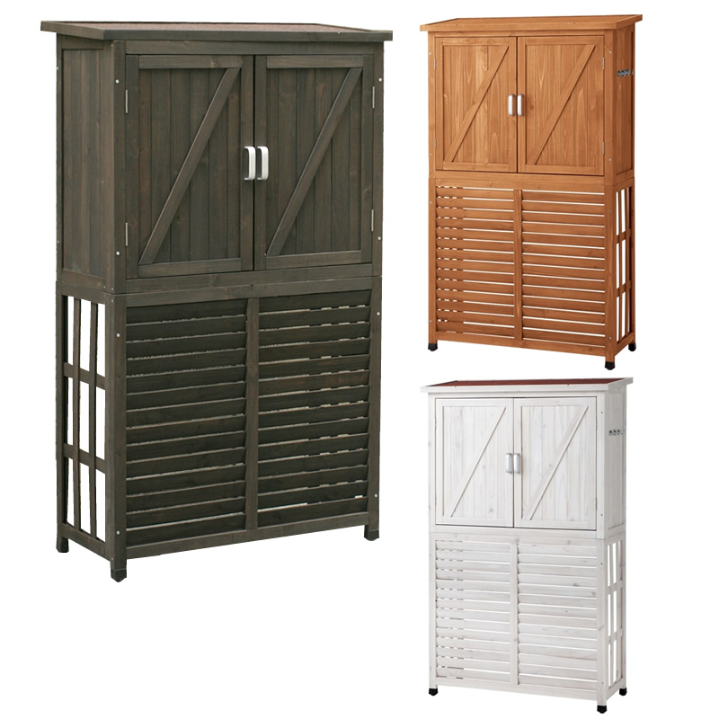 収納庫付室外機カバー DNS-N0707LBR ライトブラウン SST ガーデン関連