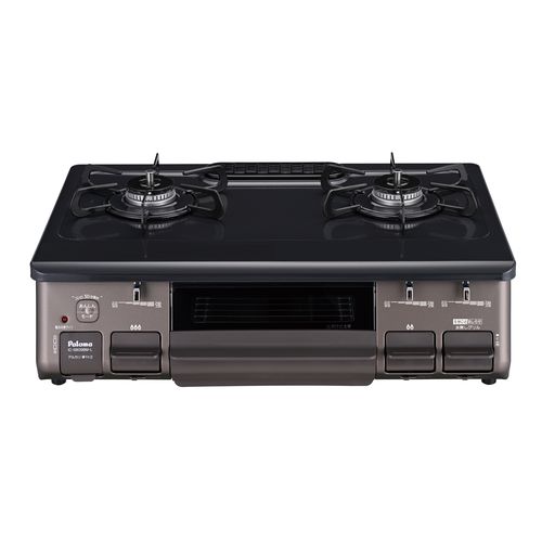60cm 水無し片面焼グリル ガステーブル IC-S809BHA-R Paloma ガス