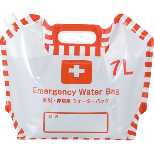 防災・非常用ウォーターバッグ7L 3枚組 BM-9337 和平フレイズ ボトル