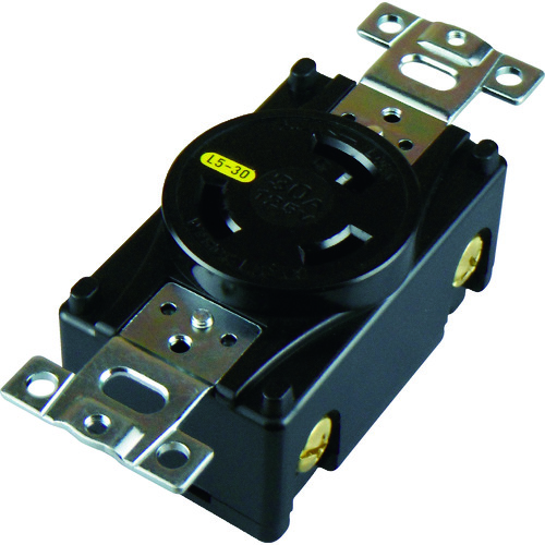 引掛形 埋込コンセント 接地2P30A250V 3320-L6 アメリカン電機 補修