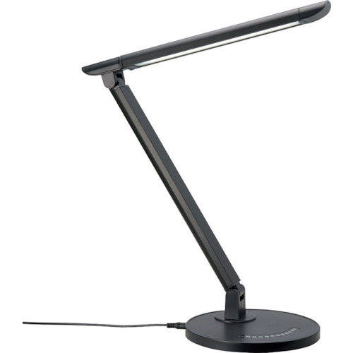 調光機能付7W白色LEDスタンドライトBK SDLE07N12BK YAZAWA 投光器 黒