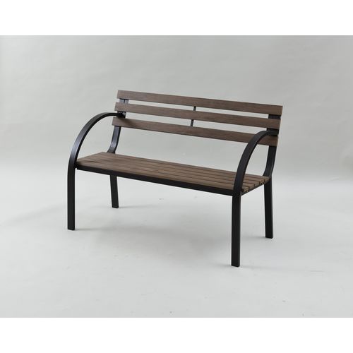 ポリスチレンパークベンチ PLC-D08(DBR) YAMAZEN テーブルチェア