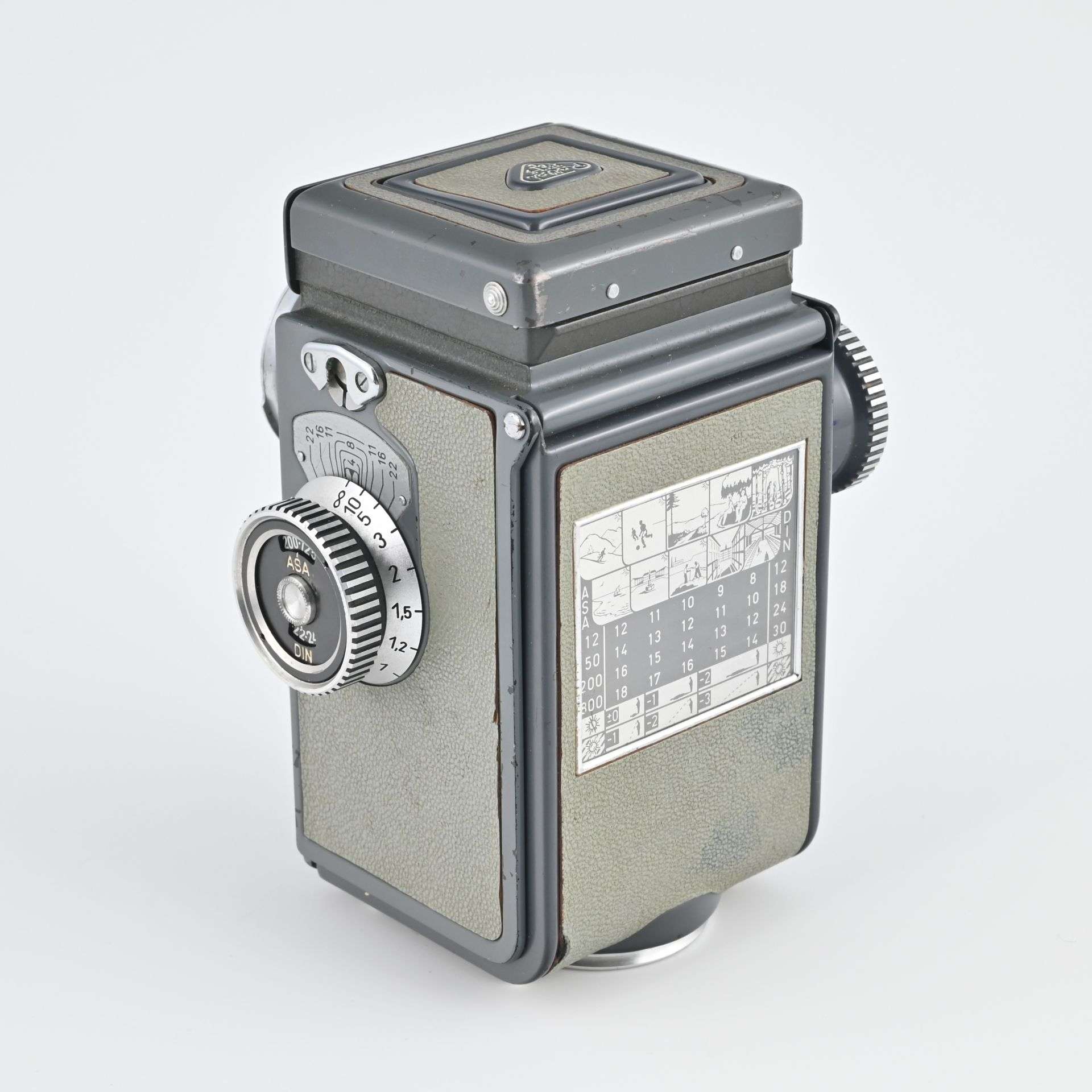 Grijze baby Rolleiflex 4x4 - De Wit Cameras