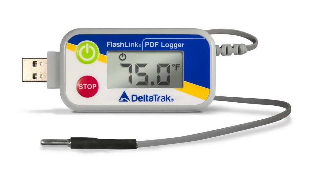 FlashLink® USB PDF Reusable Data Logger with External Blunt Tip
