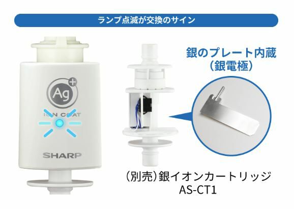 AS-AG1 シャープ純正品 新品 銀イオンホース 毎回の洗濯水に銀イオンを