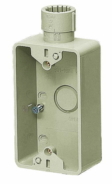 SW1-16FG 露出スイッチボックス Gタイプ 未来工業の通販なら電設資材の