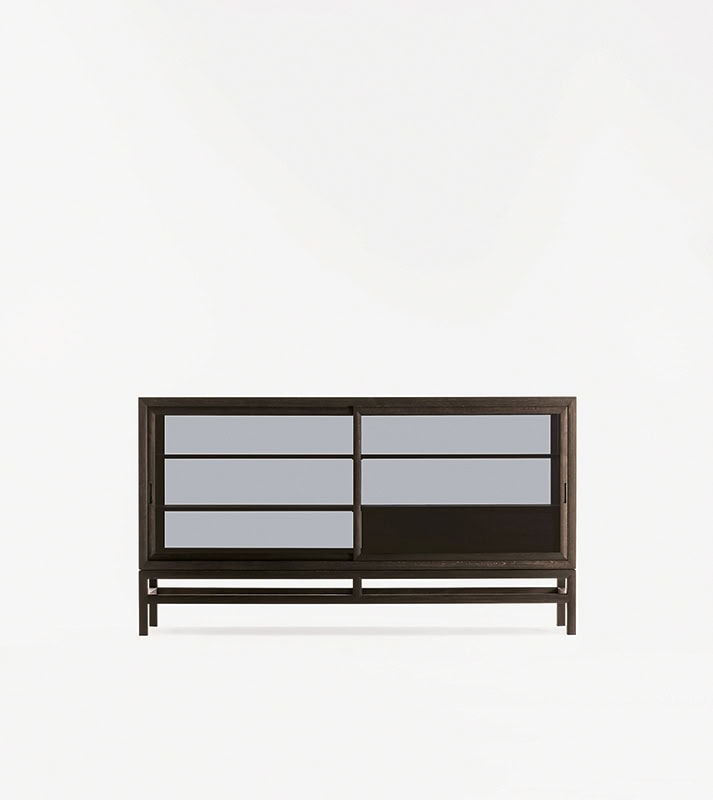 Modern Japanese-style designer bookcase Silent Cabinet | De Padova