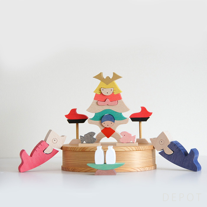 小黒三郎・五月人形 KK247 【鯉武者と金太】遊プラン 初節句 出産祝い