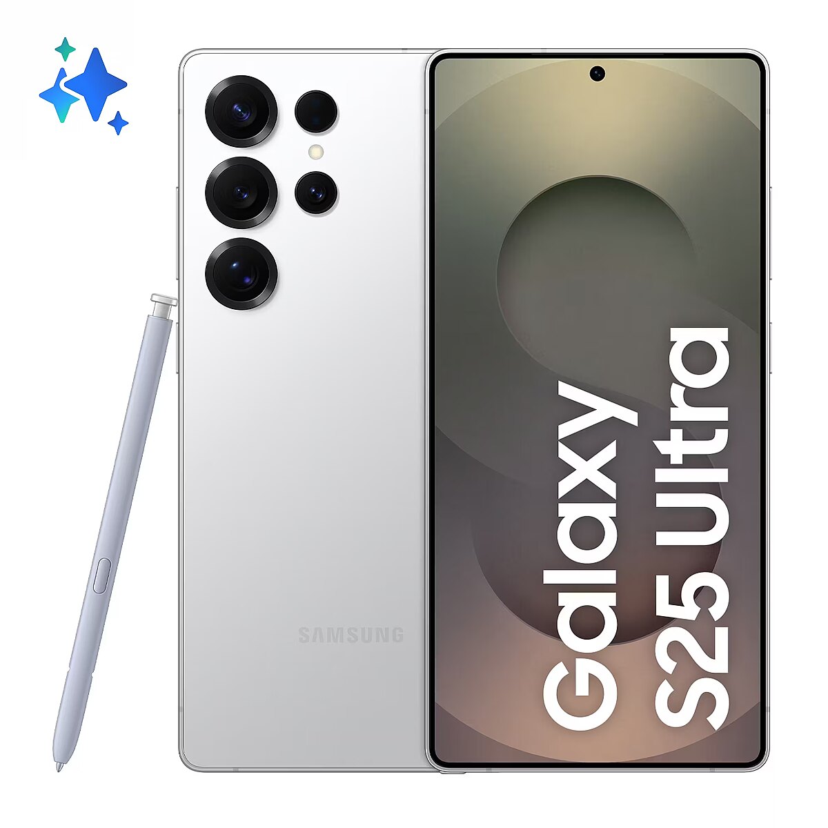 Samsung Galaxy S25 Ultra, 12GB/256GB, Titanium White Silver (SM