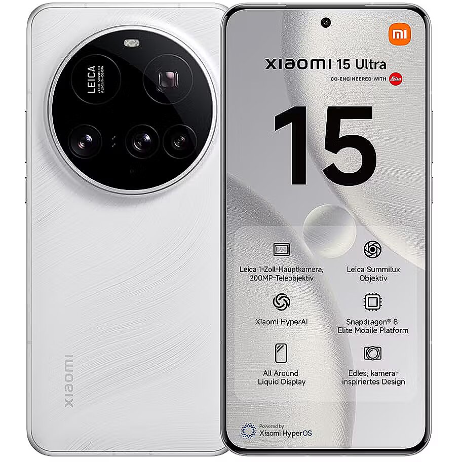 Xiaomi 15 Ultra, 16GB/512GB, White (63236)