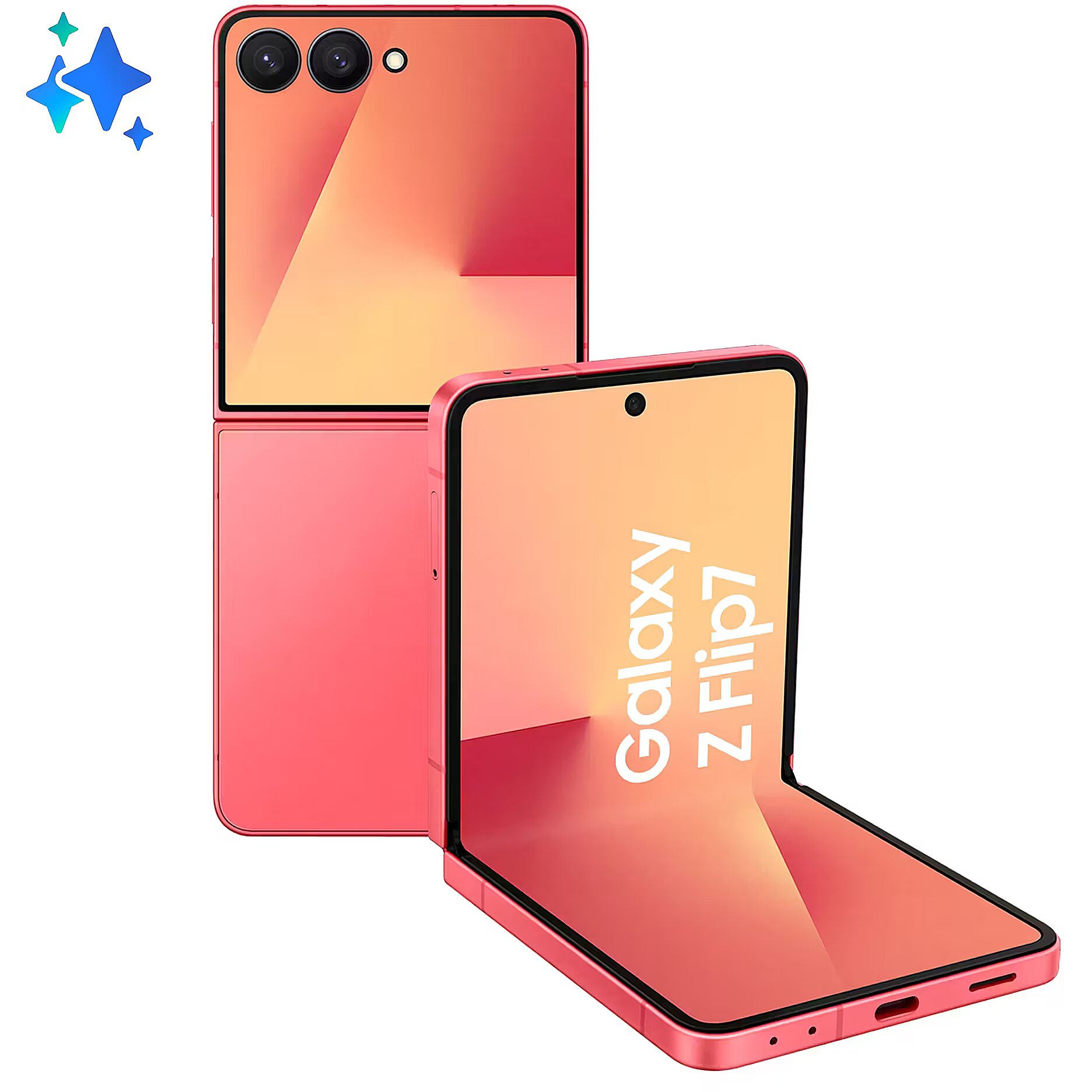 Samsung Galaxy Z Flip7, 12GB/512GB, Coral Red (SM-F766BZRHEUE)