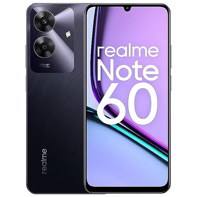 Realme Note 60, 6GB/128GB, Marble Black (RMX3933)