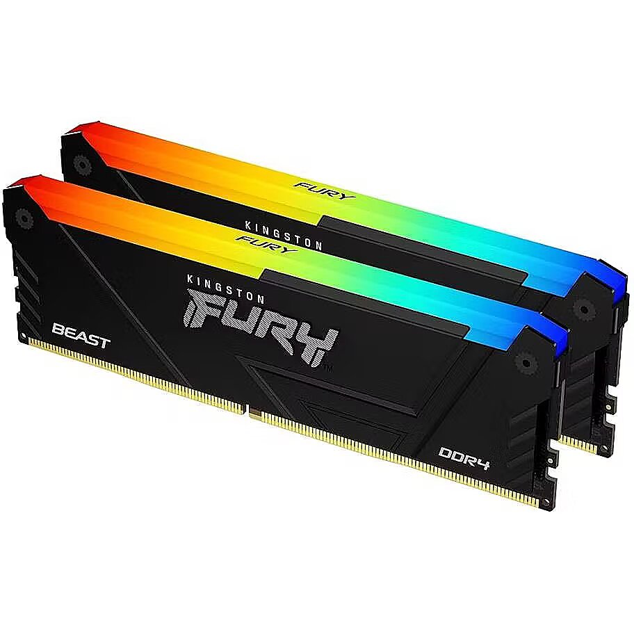 Kingston 32GB, DDR4, 3600MHz, CL18, Single Stick, Fury Beast RGB