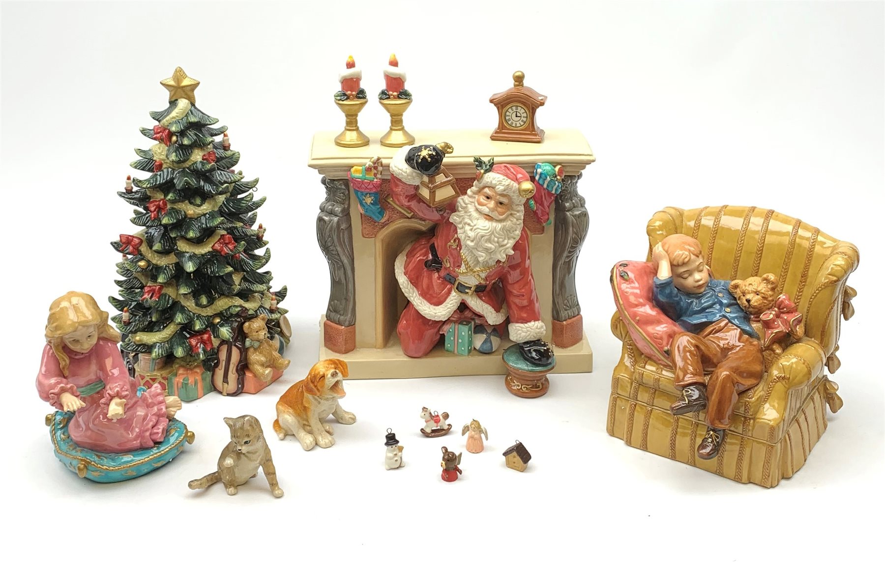 Kirkland porcelain Christmas figures | Antiques, Collectables