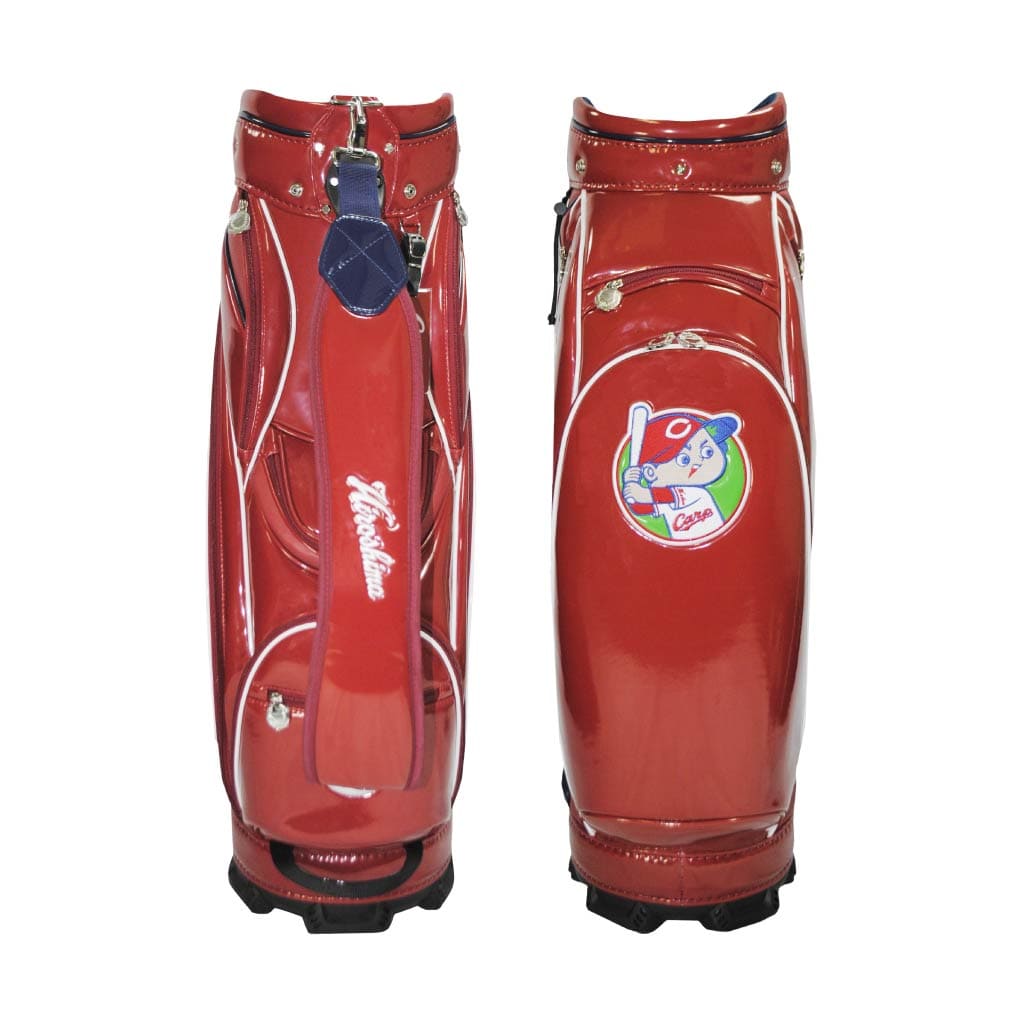 広島カープ承認 広島カープモデル キャディーバッグ レザックス