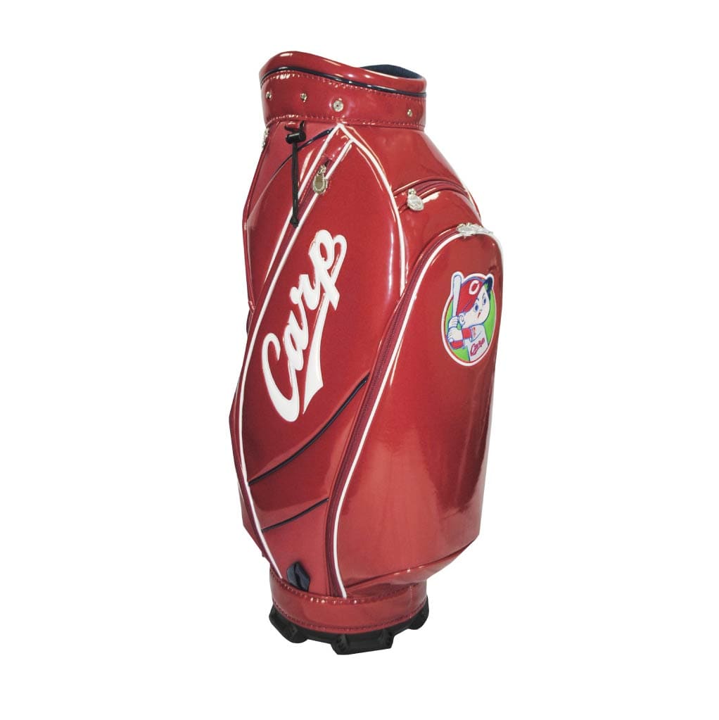 広島カープ承認 広島カープモデル キャディーバッグ レザックス