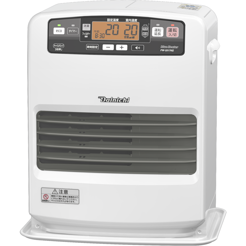 KE TYPE：特長 | 家庭用石油ファンヒーター | ダイニチ工業株式会社