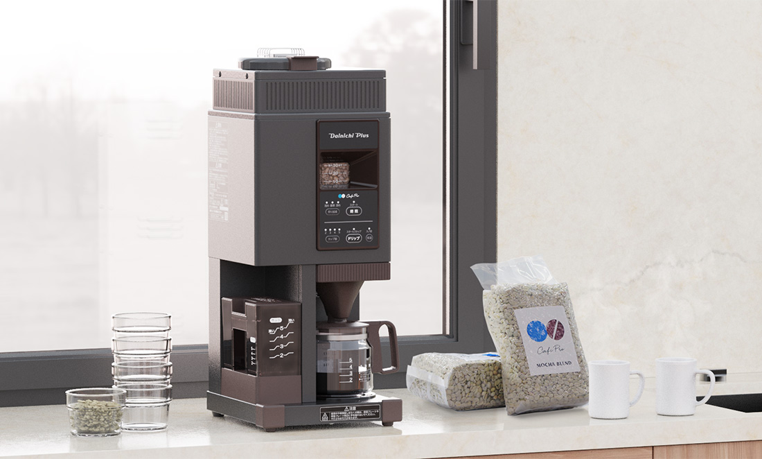 焙煎機能付きコーヒーメーカー MC-504 | コーヒー機器 | 製品紹介