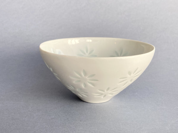 White rice porcelain bowls by Arabia riisiposliini kulhot 50-luku