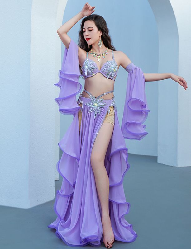 ベリーダンス衣装コスチューム--ブラ＋スカートYC099 - DanceQueen踊姫