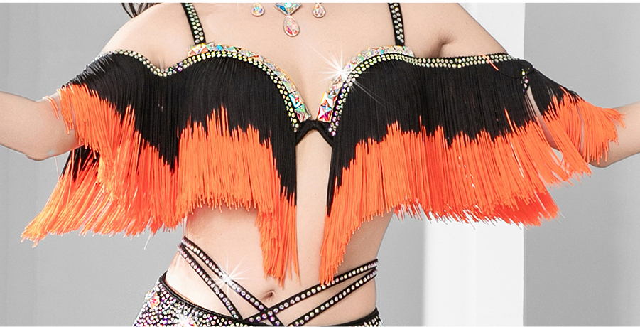 ベリーダンス衣装コスチューム--ブラ＋スカートYC115 - DanceQueen踊姫