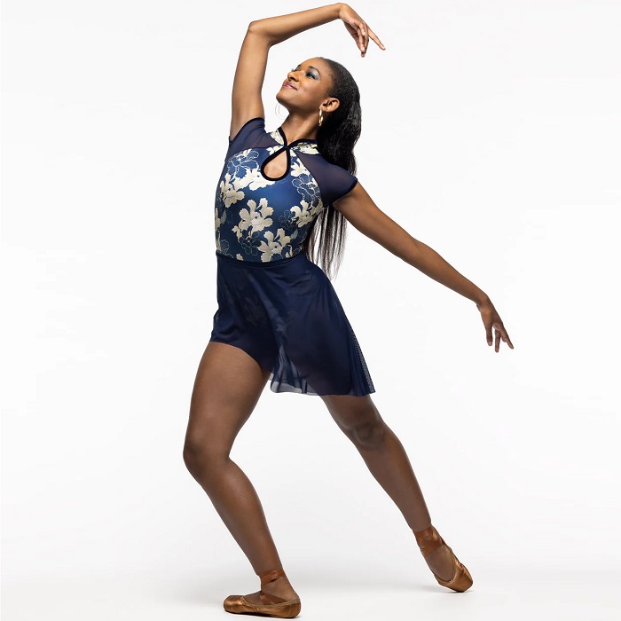 バレエ用品のEleve Dancewear エレベダンスウェア Mandy Dark Navy