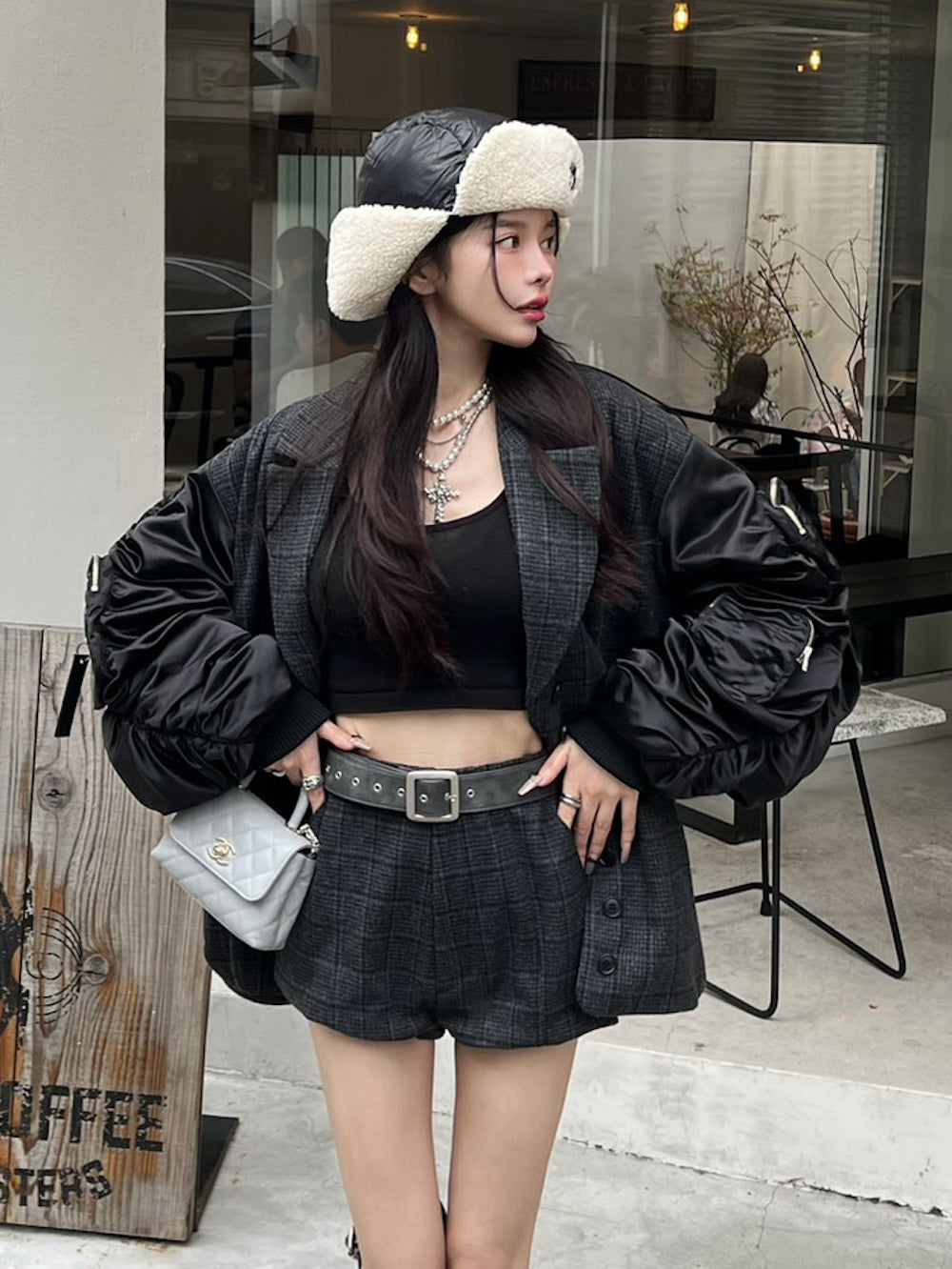 ハイウエストチェックショートパンツ – Darich (ダーリッチ)