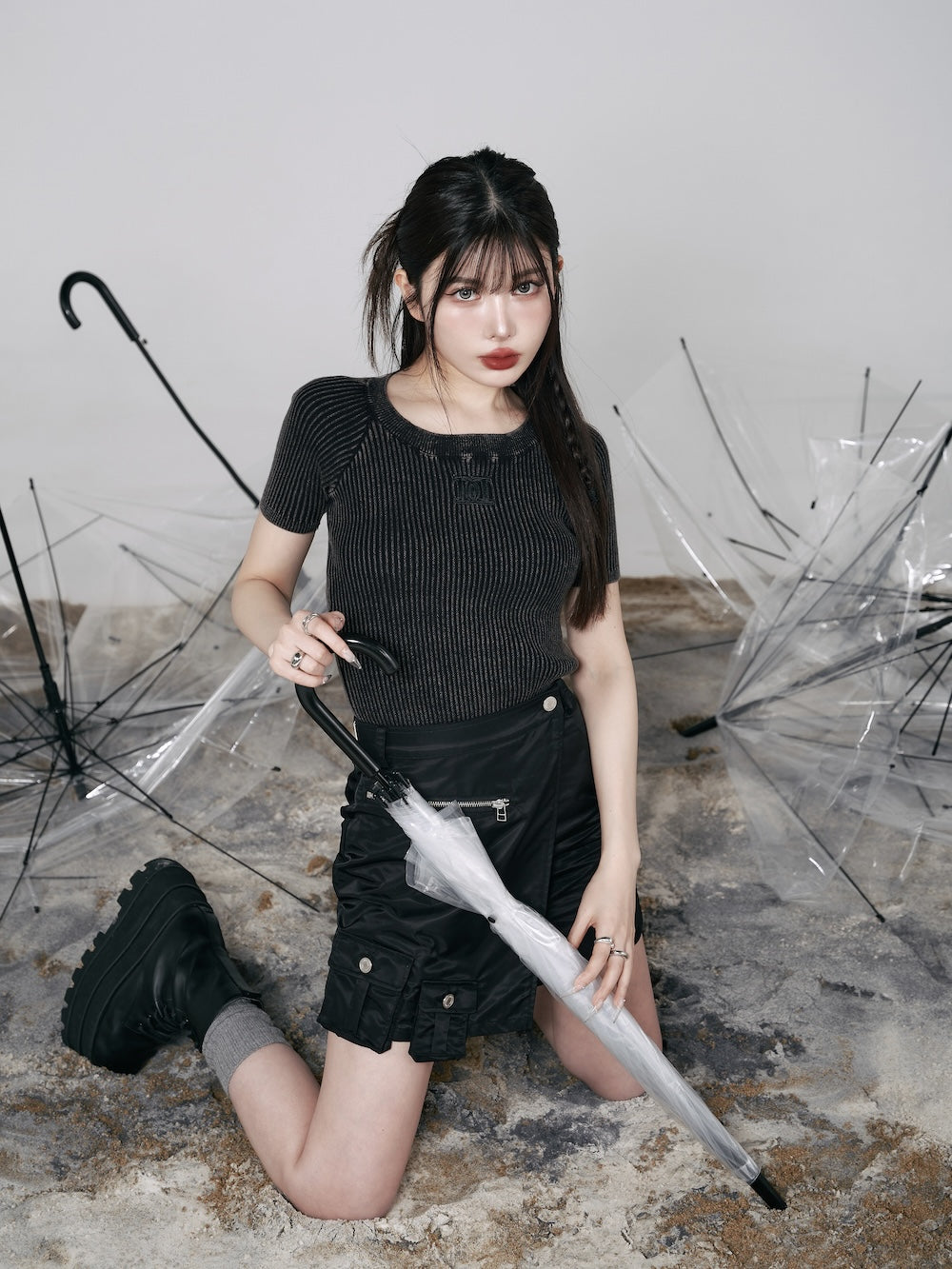 DDロゴレザーニットトップス – Darich (ダーリッチ)