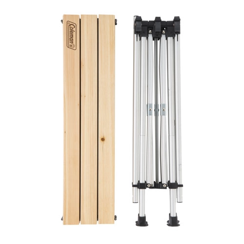 ナチュラルウッドロールテーブル 120 Coleman コールマンのレンタル