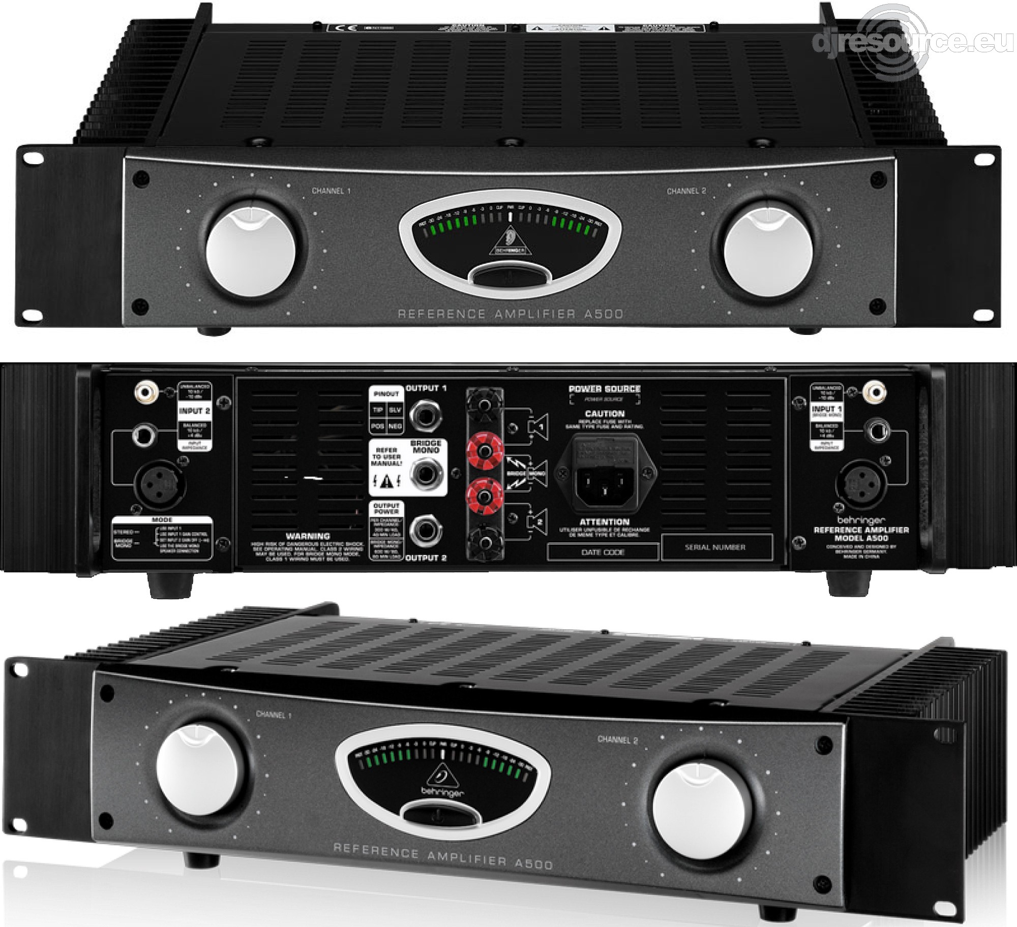 Behringer › A500 › Amplifier - Gearbase | DJResource