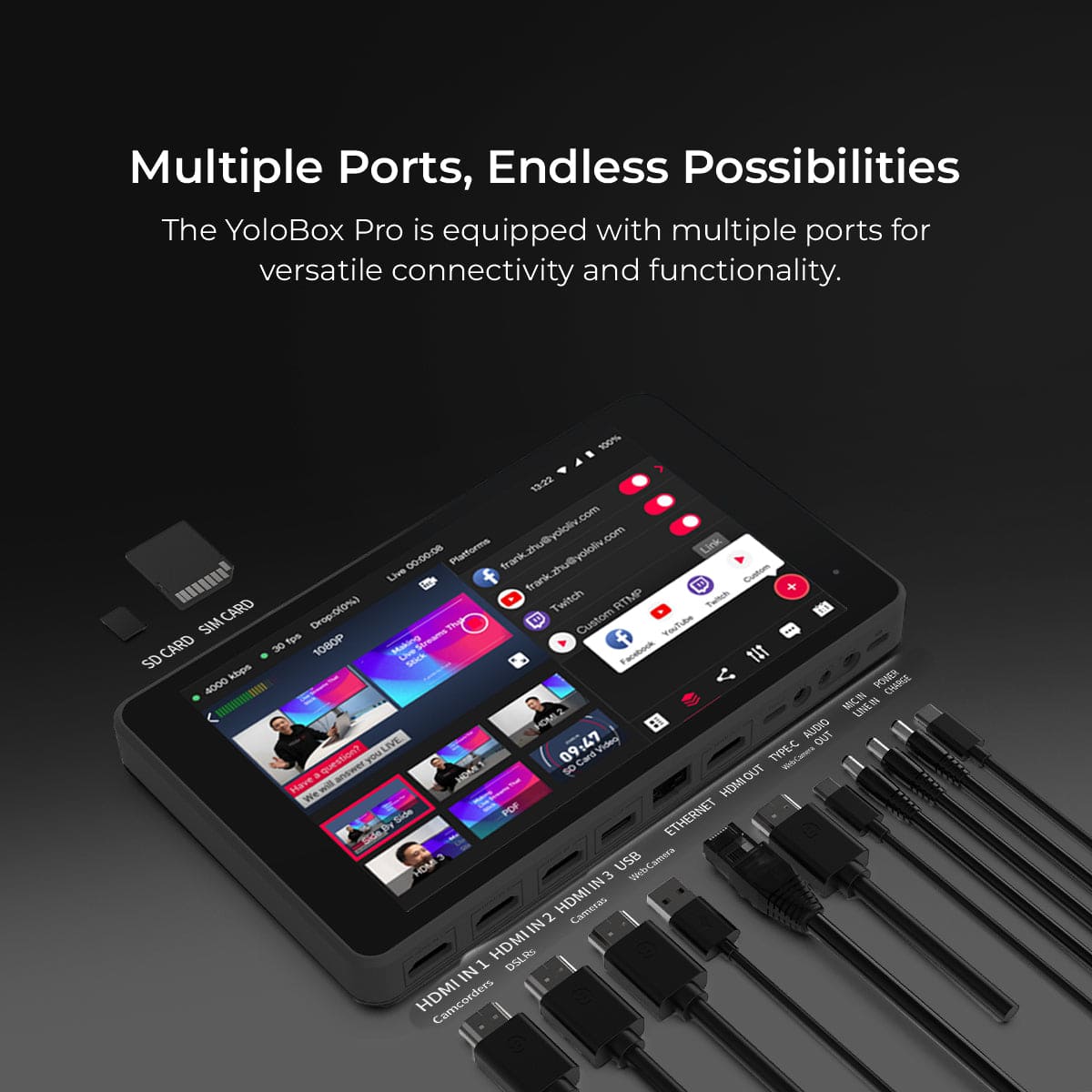 Buy Digitek Yololiv Yolobox Pro All-in-One Portable Live Streaming