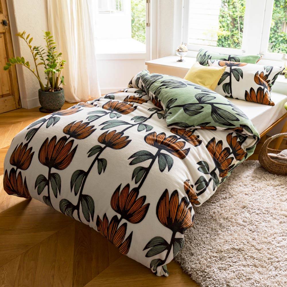 ぬK】ムジカ ブリヤール あったかフランネル掛カバー 各1枚 ぬK