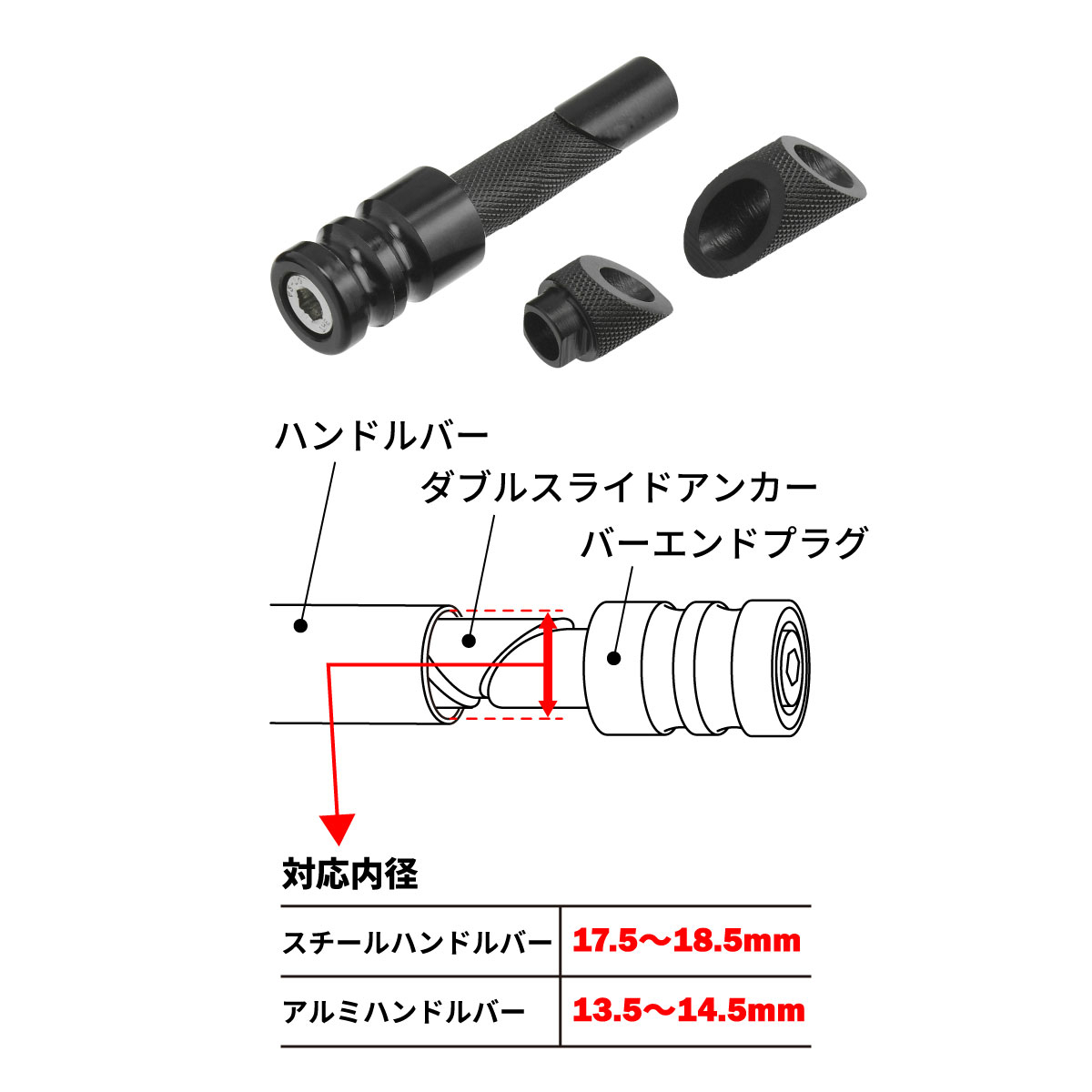ソニックハンドガード ブラックプロテクターキット｜ダートフリーク