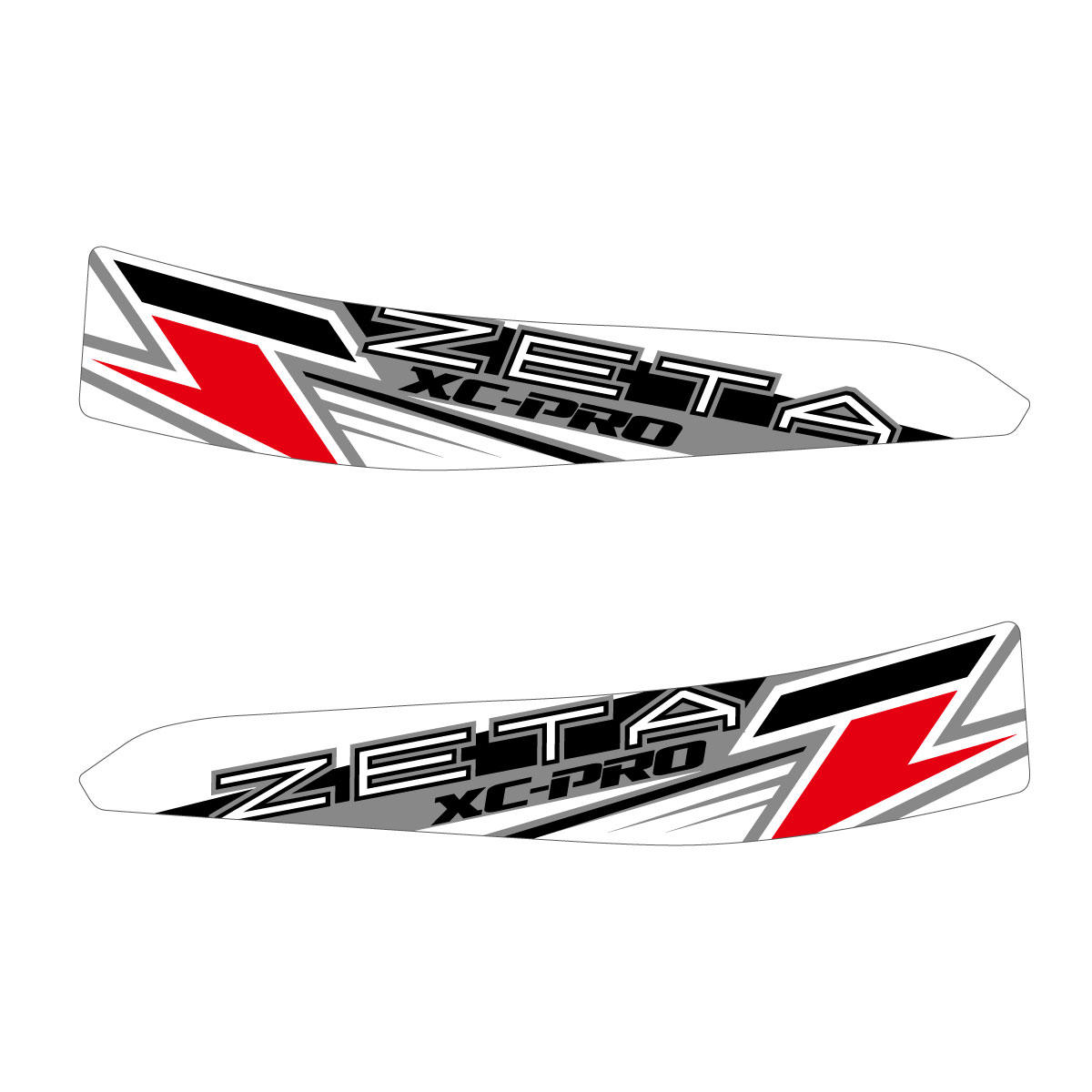 リプレースメントステッカー XC PROプロテクター用｜ダートフリーク