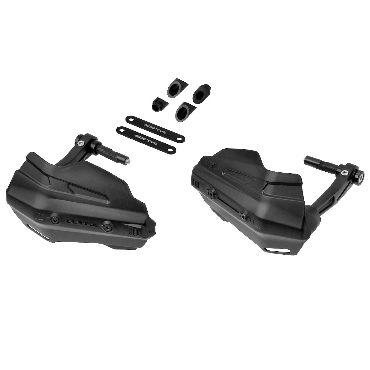 ZETA RACING ソニックハンドガード ブラックプロテクターキット