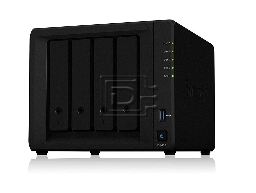 Synology DiskStation DS418 4-Bay SATA Quad Core NAS Server