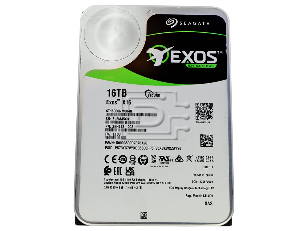 Seagate Exos X16 ST16000NM004G 16TB 3.5