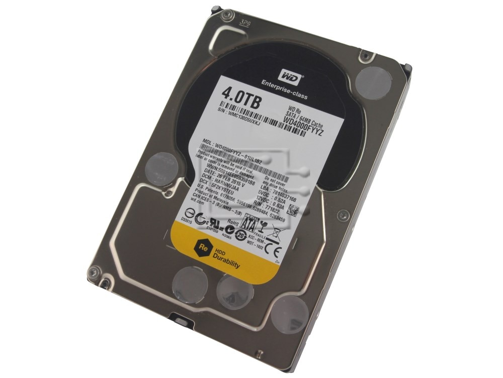 Western Digital WD Re WD4000FYYZ 4TB 7.2K 6Gbps Enterprise SATA