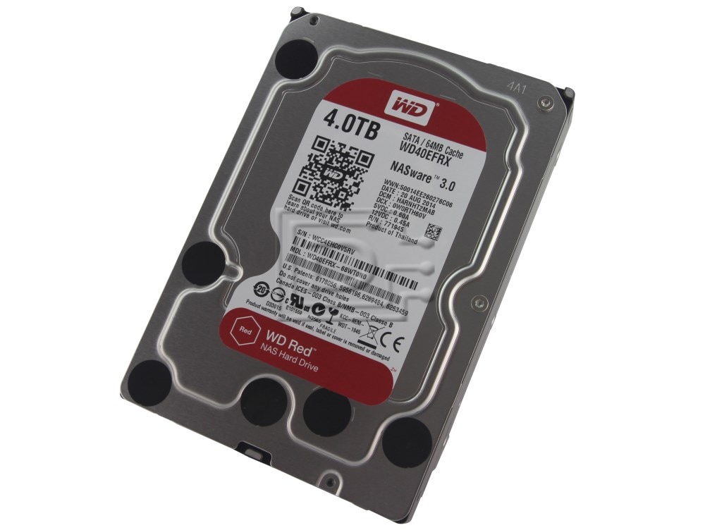 Western Digital RED WD40EFRX 4TB 64MB Cache 3.5