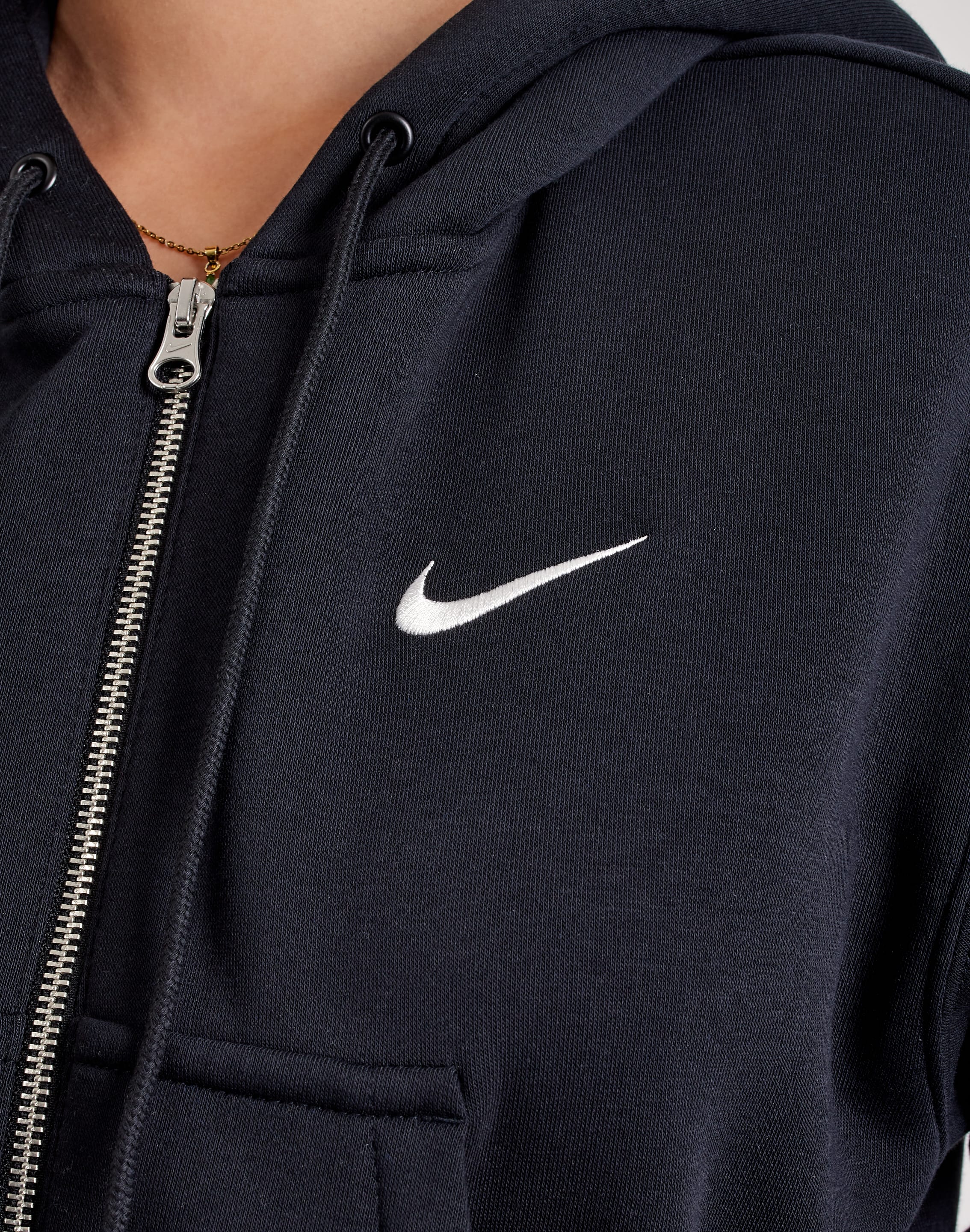 Nike Phoenix Fleece Loose Full-Zip Cropped Hoodie – DTLR