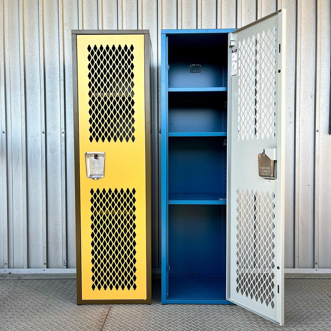 DULTON ONLINE SHOP | STEEL MESH LOCKER SMOKY BLUE/GRAY(SMOKY BLUE