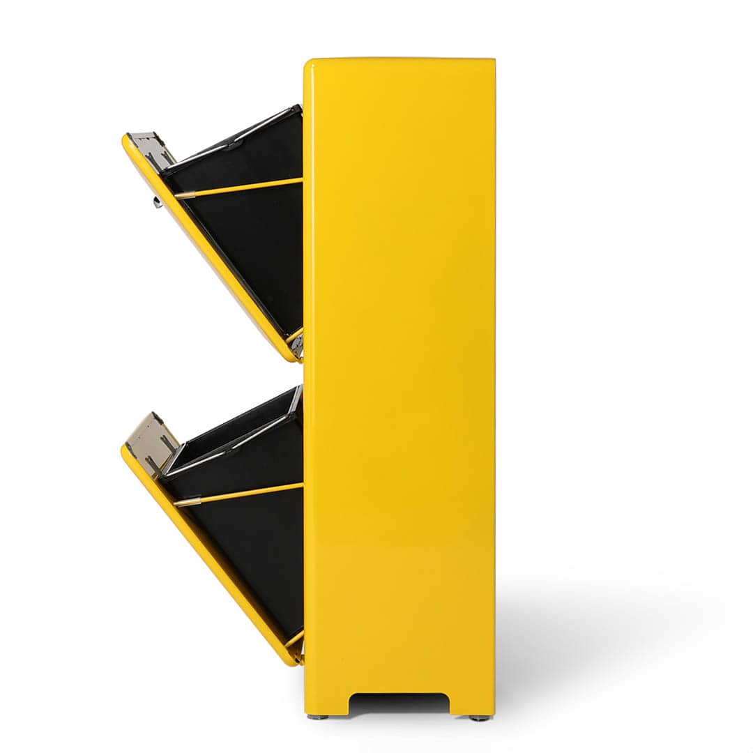DULTON ONLINE SHOP | TRASH CAN DOUBLE DECKER YELLOW(YELLOW