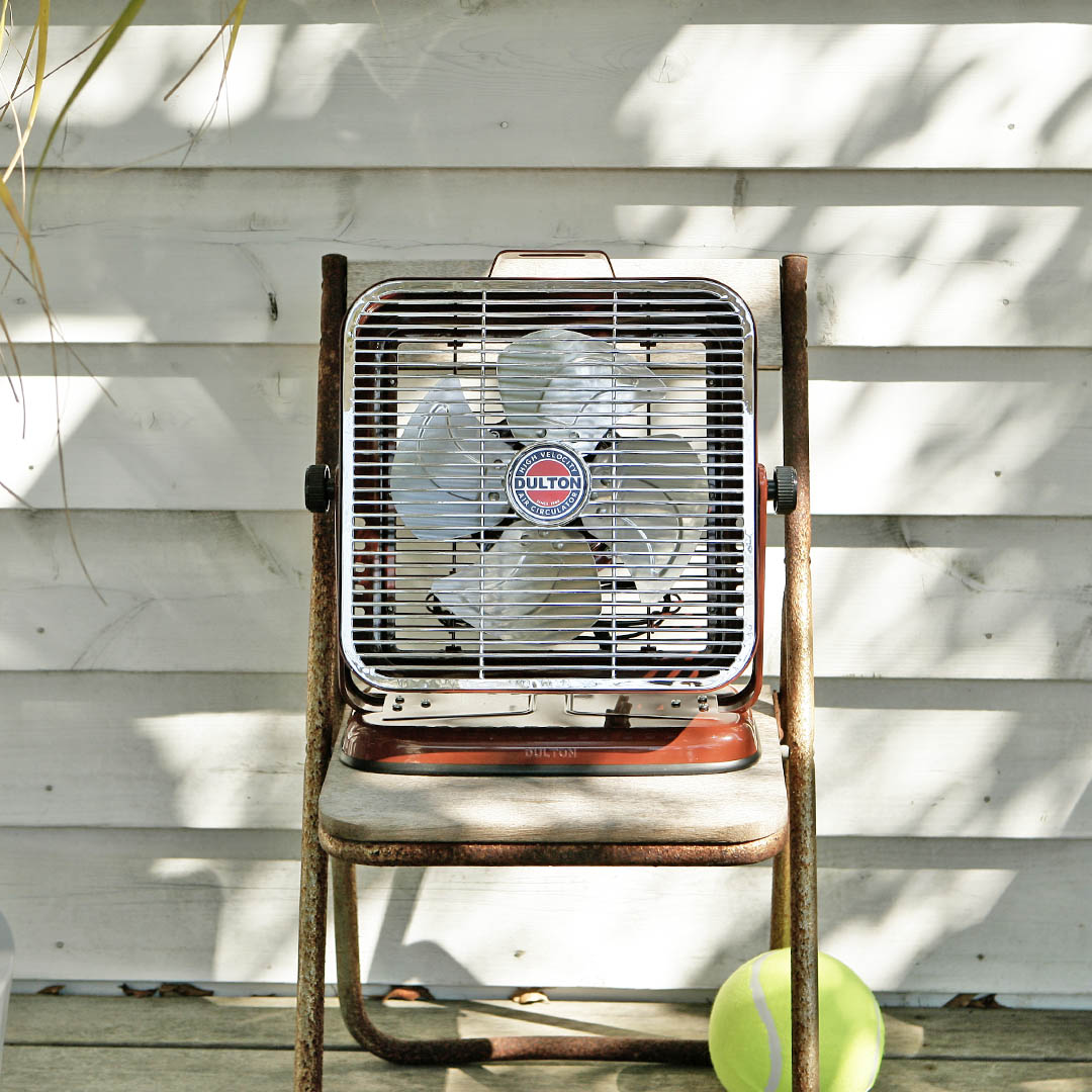 DULTON ONLINE SHOP | AIR CIRCULATOR BRICK BROWN/CHROME(BRICK BROWN