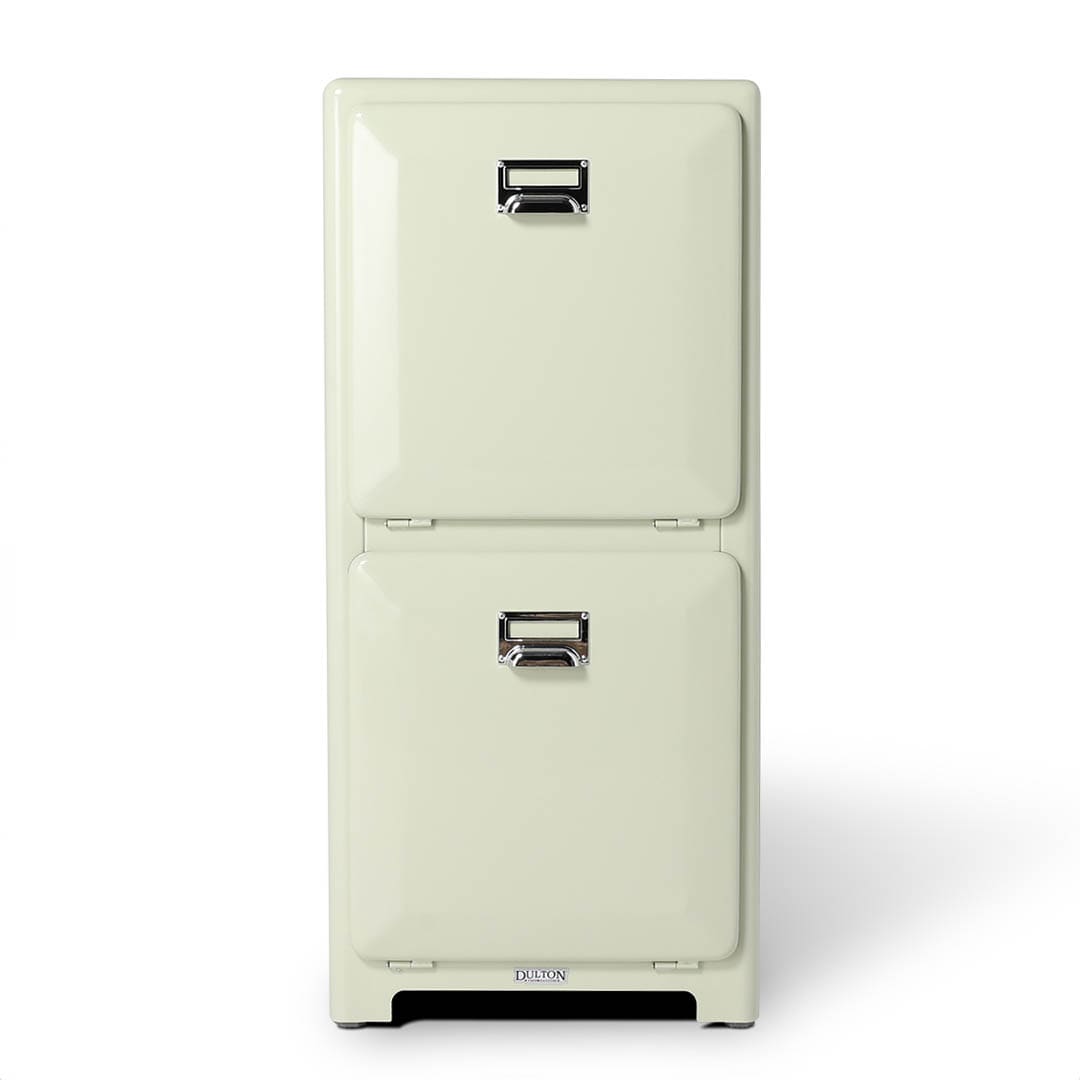 DULTON ONLINE SHOP | TRASH CAN DOUBLE DECKER IVORY(IVORY): ホーム用品