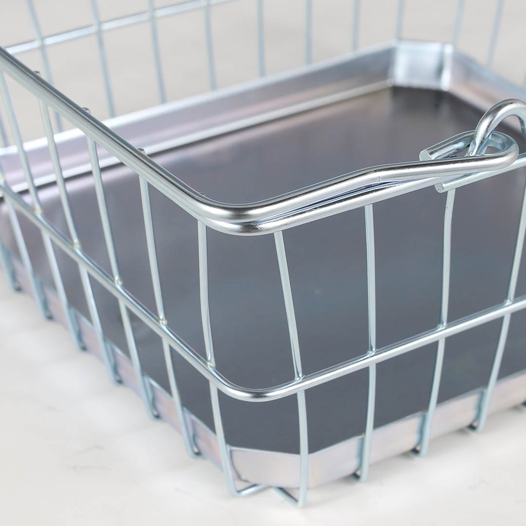 DULTON ONLINE SHOP | SQUARE BASKET-TRAY GALVANIZED(SQUARE