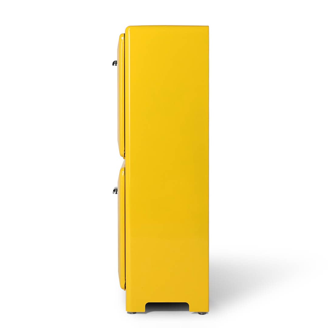 DULTON ONLINE SHOP | TRASH CAN DOUBLE DECKER YELLOW(YELLOW
