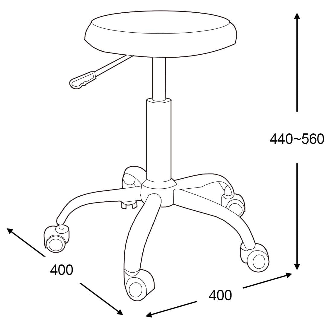 DULTON ONLINE SHOP | STEEL STOOL WITH CASTORS YELLOW(YELLOW): 家具